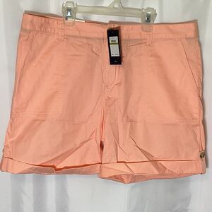 Tommy Hilfigher Shorts Womens 14 Pink Peach New With Tags